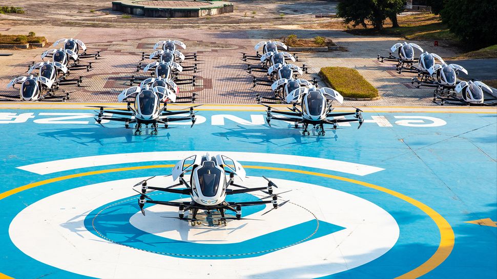 Правительство Китая дало добро на массовое производство автономных аэротакси