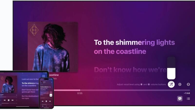 Apple Music превратит телевизор в караоке-машину