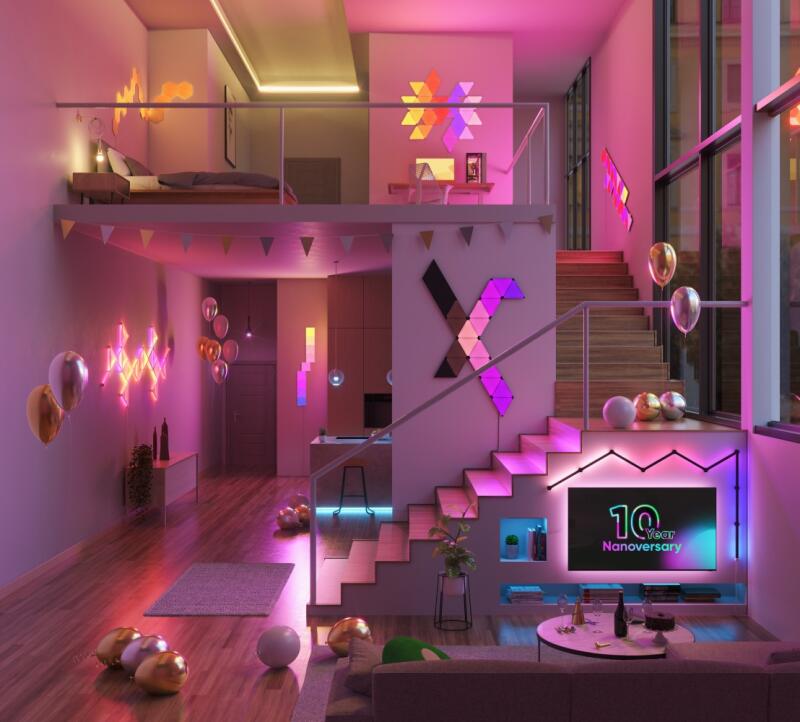 Nanoleaf анонсировала новую линейку интеллектуального освещения
